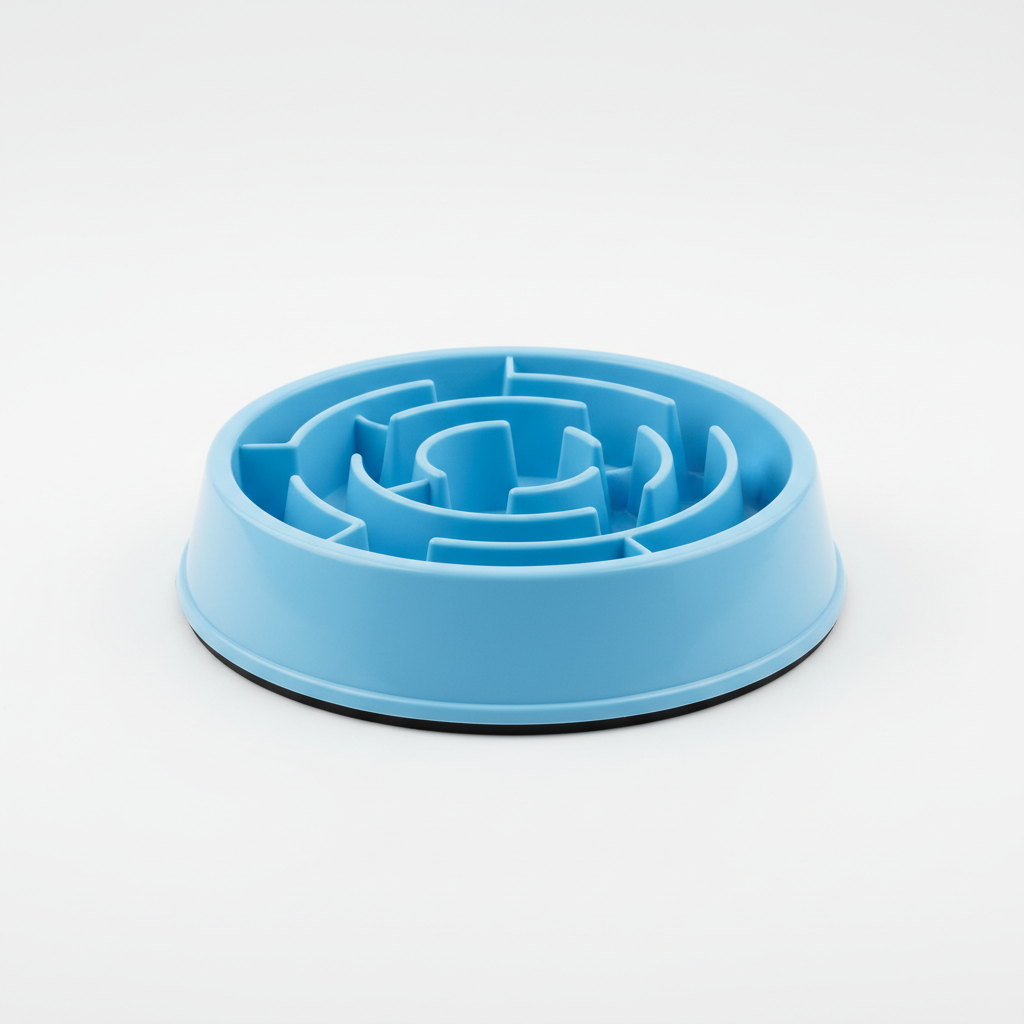 Slow Feeder Dog Bowl – Anti-Bloat Maze Design